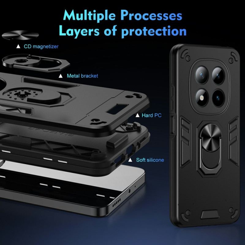 Skal Xiaomi Redmi Note 15 Pro Plus 5g Telefonfodral Ring Stöd Och Förstärkt Skydd