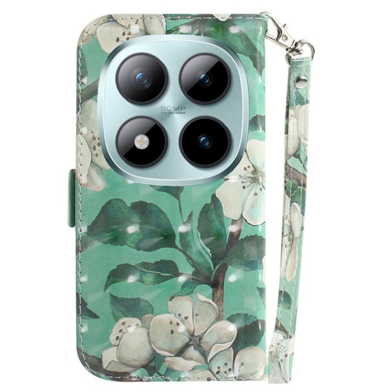 Skyddsfodral Xiaomi Redmi Note 15 Pro Plus 5g Akvarellblommor