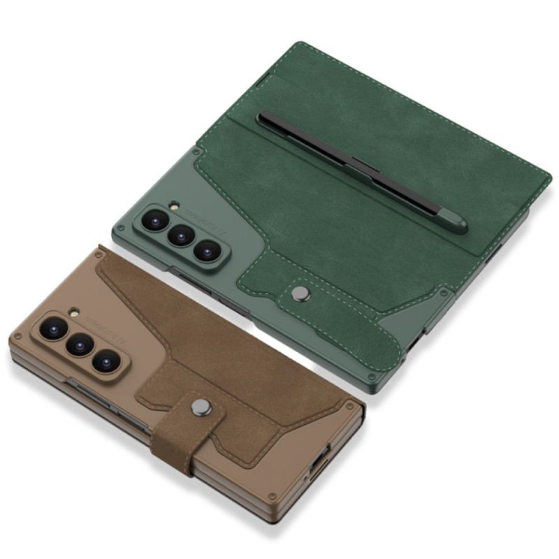 Case Samsung Galaxy Z Fold 7 Telefonfodral Stativ Och Pekpennahållare