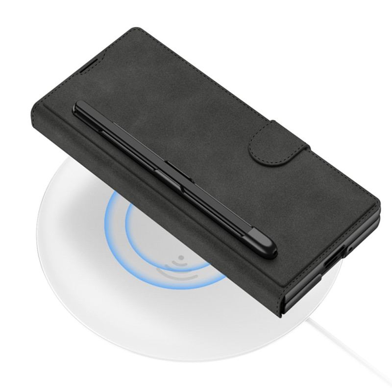 Case Samsung Galaxy Z Fold 7 Telefonfodral Stativ Och Pekpennahållare