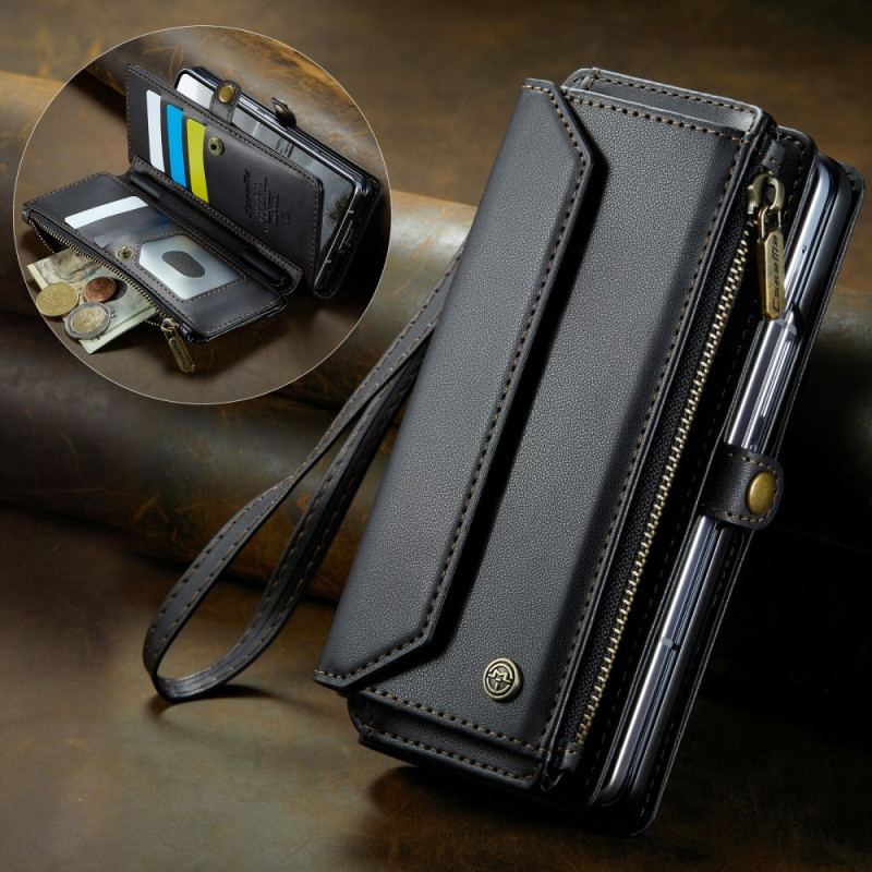 Fodral För Samsung Galaxy Z Fold 7 Caseme-plånbok