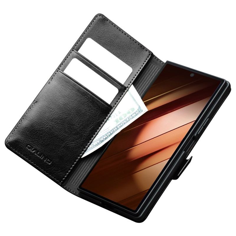 Fodral För Samsung Galaxy Z Fold 7 Korthållare I Läder