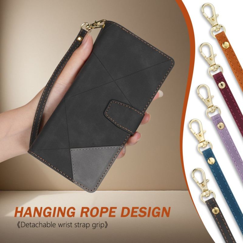 Fodral För Samsung Galaxy Z Fold 7 Tvåfärgad Plånbok