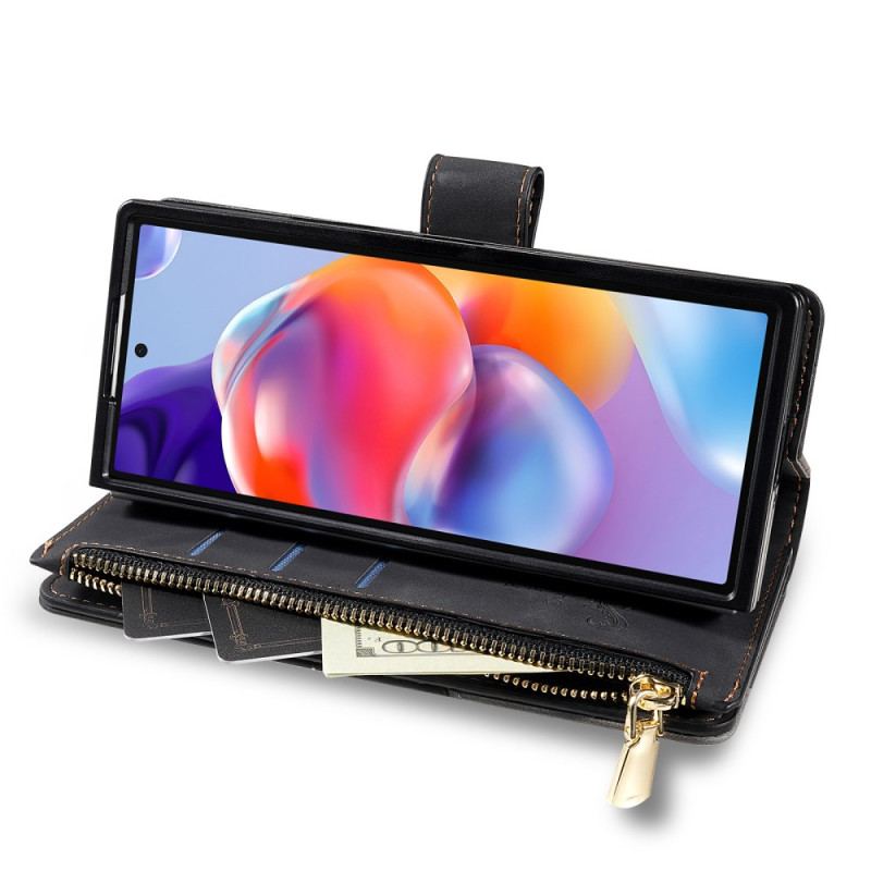 Fodral För Samsung Galaxy Z Fold 7 Tvåfärgad Plånbok