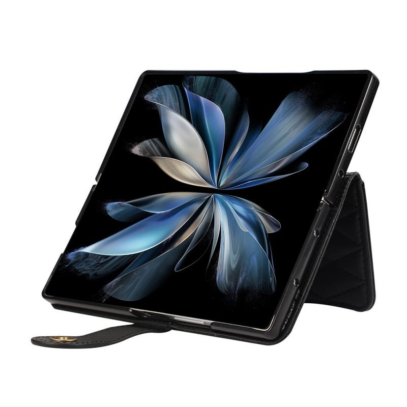 Fodral Samsung Galaxy Z Fold 7 Vadderad Med Rem