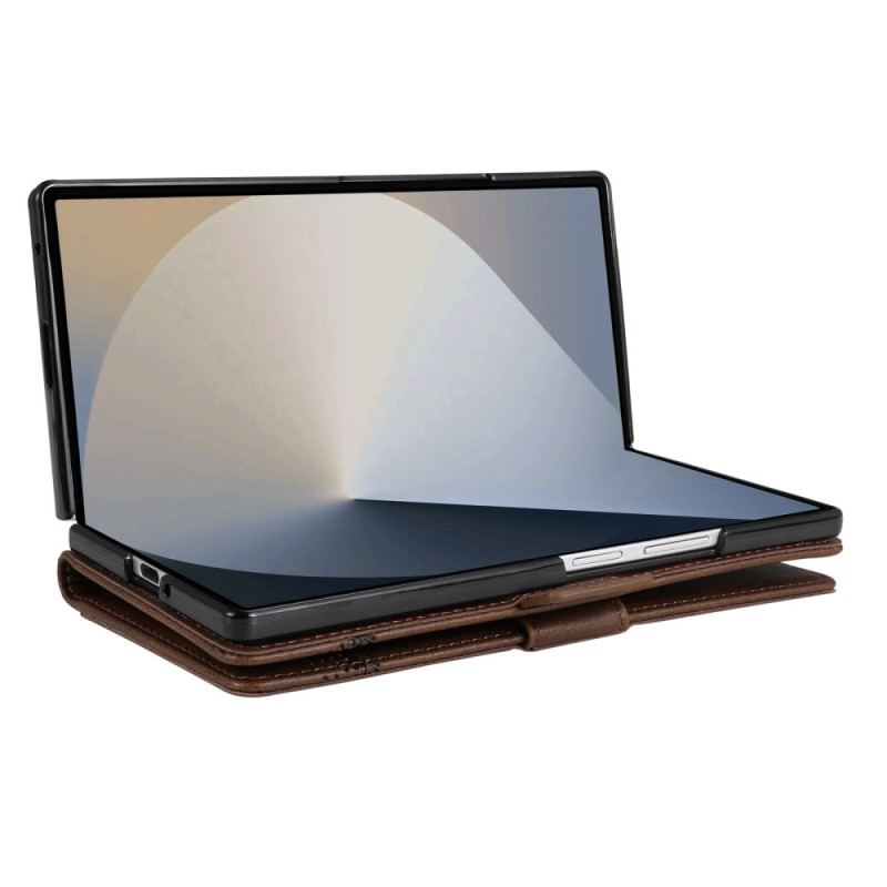 Läderfodral Samsung Galaxy Z Fold 7 Telefonfodral Azns