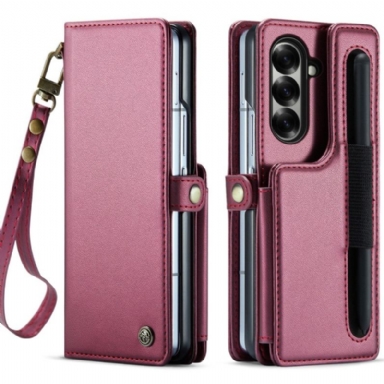 Läderfodral Samsung Galaxy Z Fold 7 Telefonfodral Caseme
