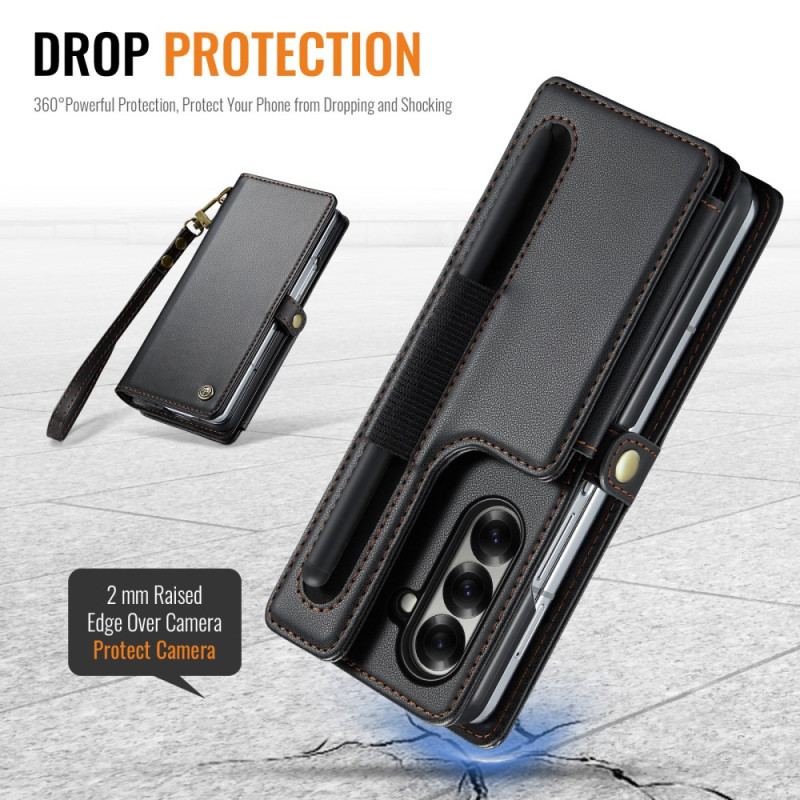 Läderfodral Samsung Galaxy Z Fold 7 Telefonfodral Caseme