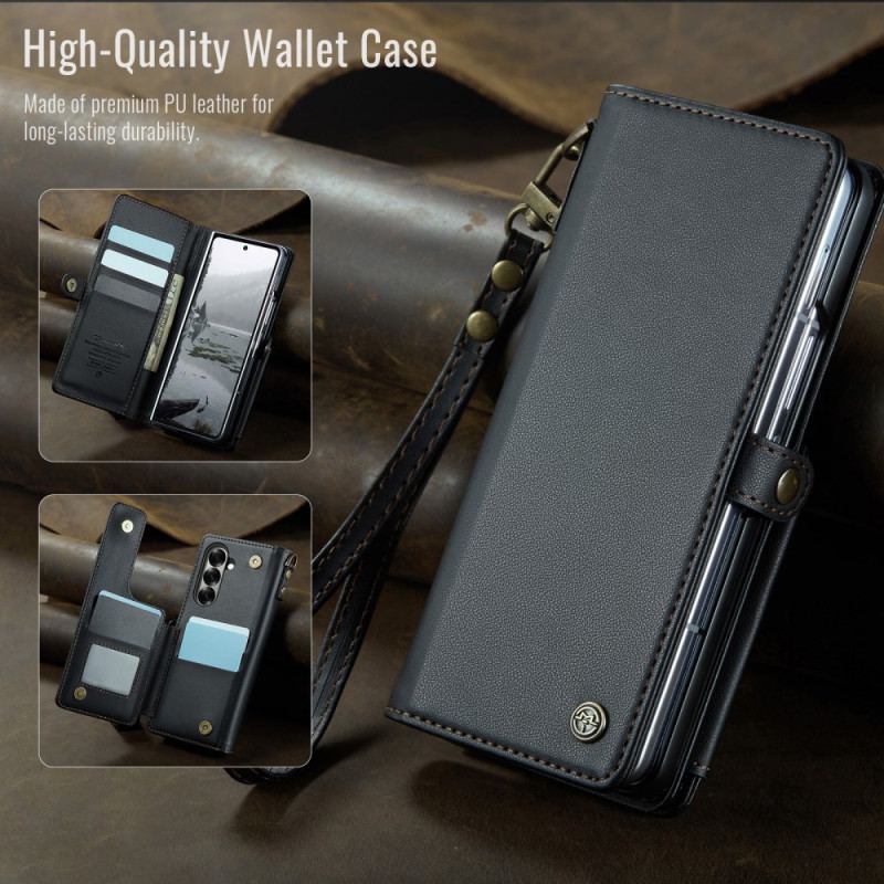 Läderfodral Samsung Galaxy Z Fold 7 Telefonfodral Caseme