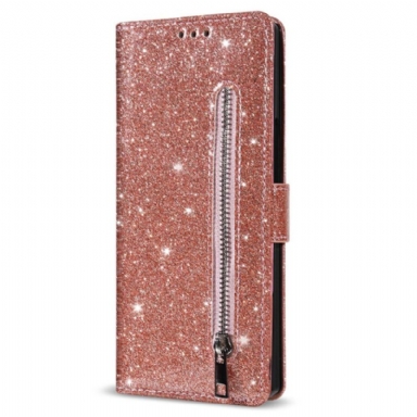 Läderfodral Samsung Galaxy Z Fold 7 Telefonfodral Glitter