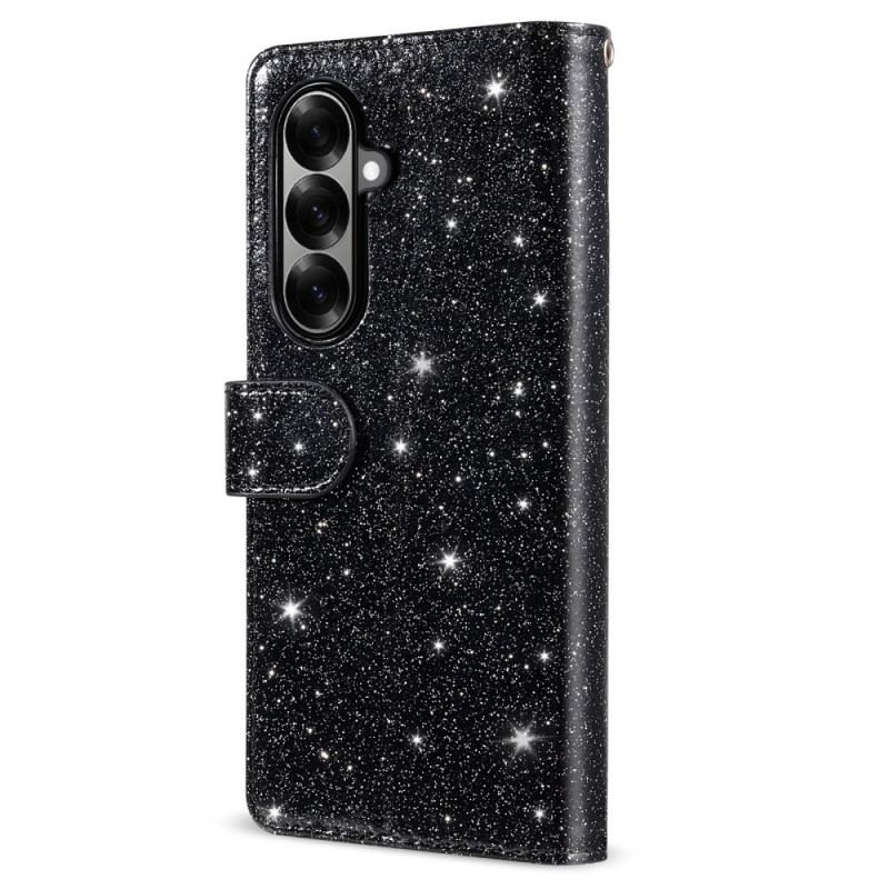 Läderfodral Samsung Galaxy Z Fold 7 Telefonfodral Glitter