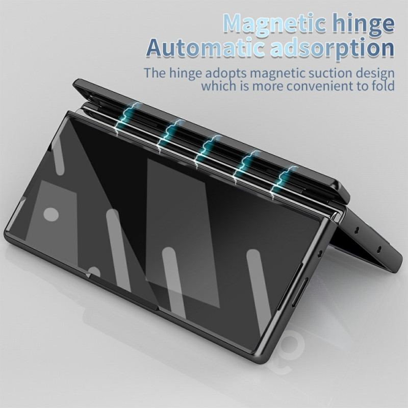 Skal För Samsung Galaxy Z Fold 7 Skärmskydd I Härdat Glas Och Pekpennahållare