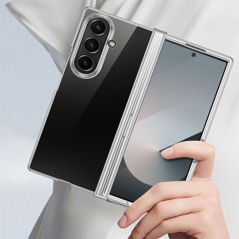 Skal Samsung Galaxy Z Fold 7 Gångjärnsdesign Med Metalleffekt
