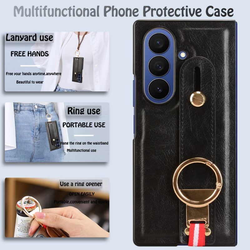 Skal Samsung Galaxy Z Fold 7 Handledsrem Och Stativ