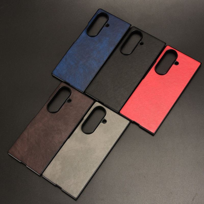 Skal Samsung Galaxy Z Fold 7 Lädereffekt