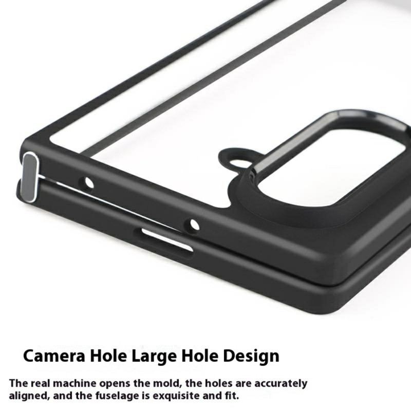 Skal Samsung Galaxy Z Fold 7 Stötsäker Med Transparent Tillbaka