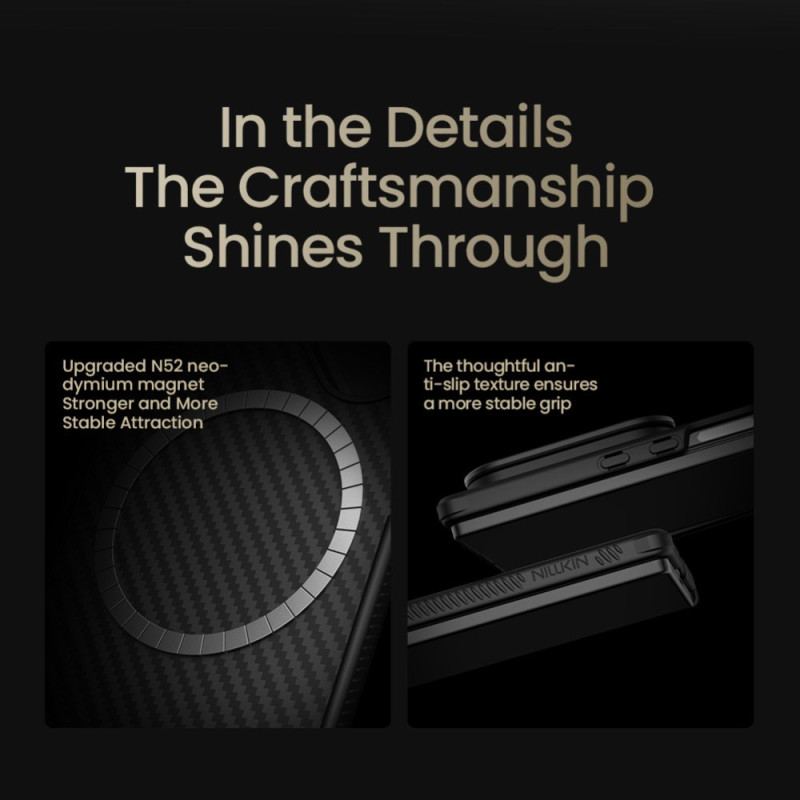 Skal Samsung Galaxy Z Fold 7 Telefonfodral Carboprop-serien Med Stativ