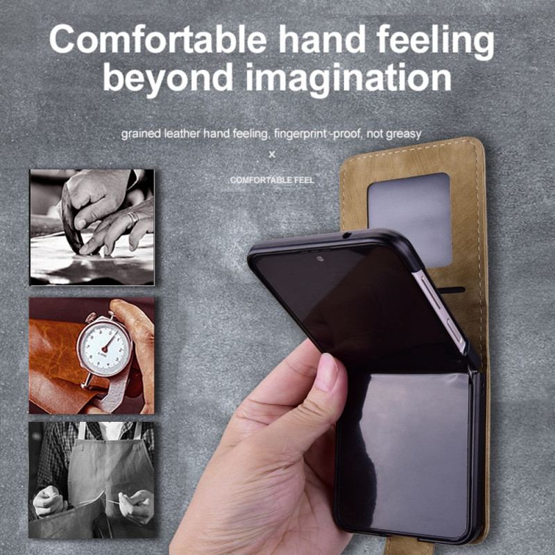 Fodral Samsung Galaxy Z Flip 7 Fe Korthållare Med Kattmotiv