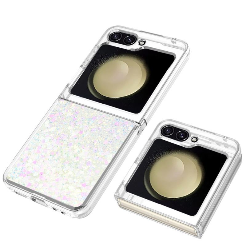 Skal För Samsung Galaxy Z Flip 7 Fe Glitter