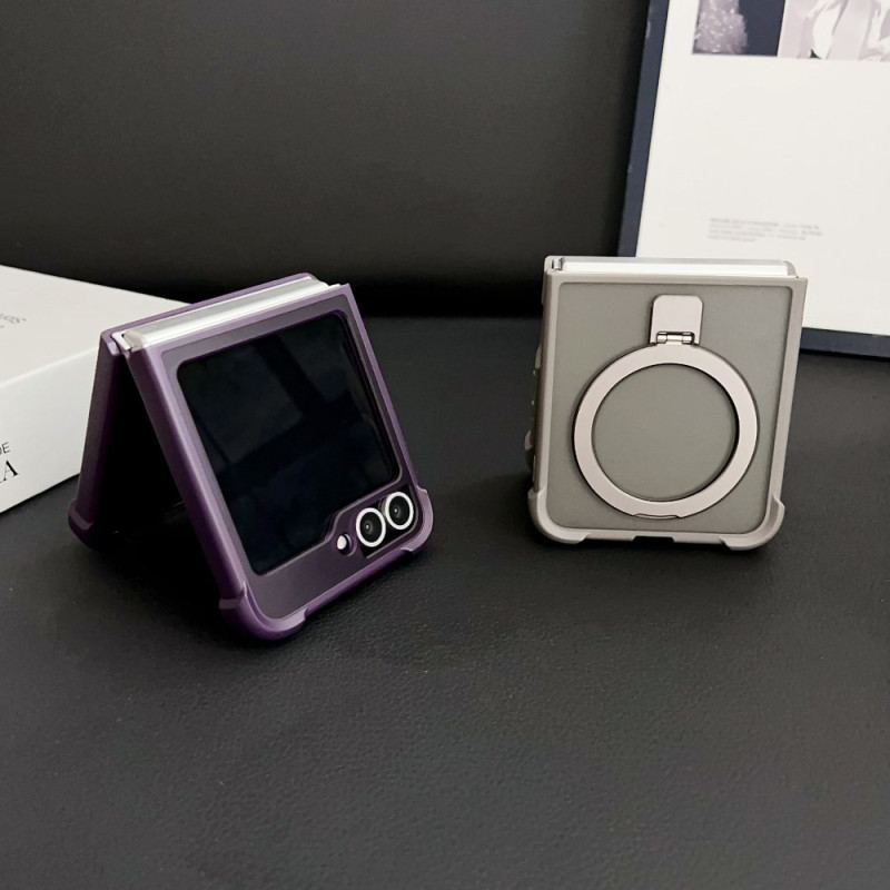 Skal För Samsung Galaxy Z Flip 7 Fe Inbyggt Magnetiskt Stativ