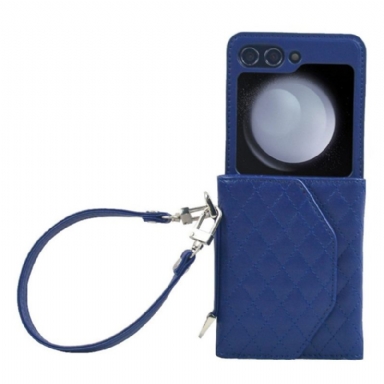 Skal För Samsung Galaxy Z Flip 7 Fe Korthållare Och Rem