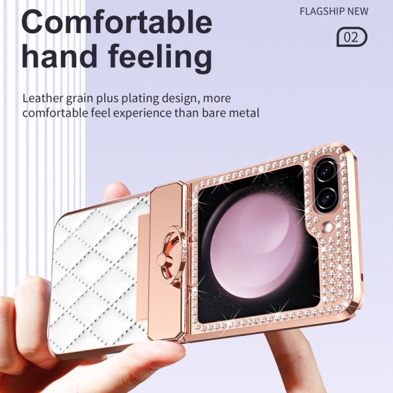 Skal För Samsung Galaxy Z Flip 7 Fe Strassdekoration