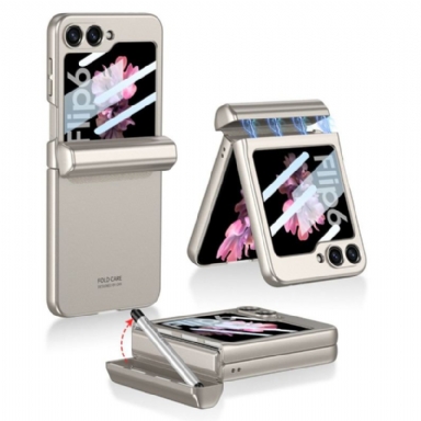 Skal För Samsung Galaxy Z Flip 7 Fe Stylus Och Magnetiskt Gångjärn