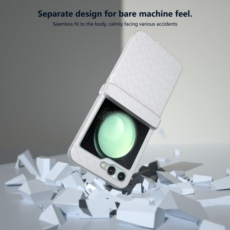 Skal För Samsung Galaxy Z Flip 7 Fe Vävd Struktur