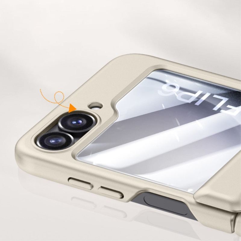 Skal Samsung Galaxy Z Flip 7 Fe Bakre Gångjärnsskydd I Härdat Glas Och Skärmskydd