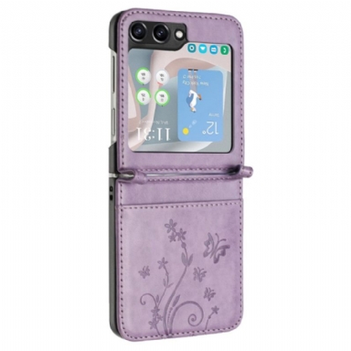 Skal Samsung Galaxy Z Flip 7 Fe Fjärilar Och Blommor