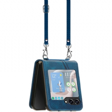 Skal Samsung Galaxy Z Flip 7 Fe Geometrisk Med Axelrem