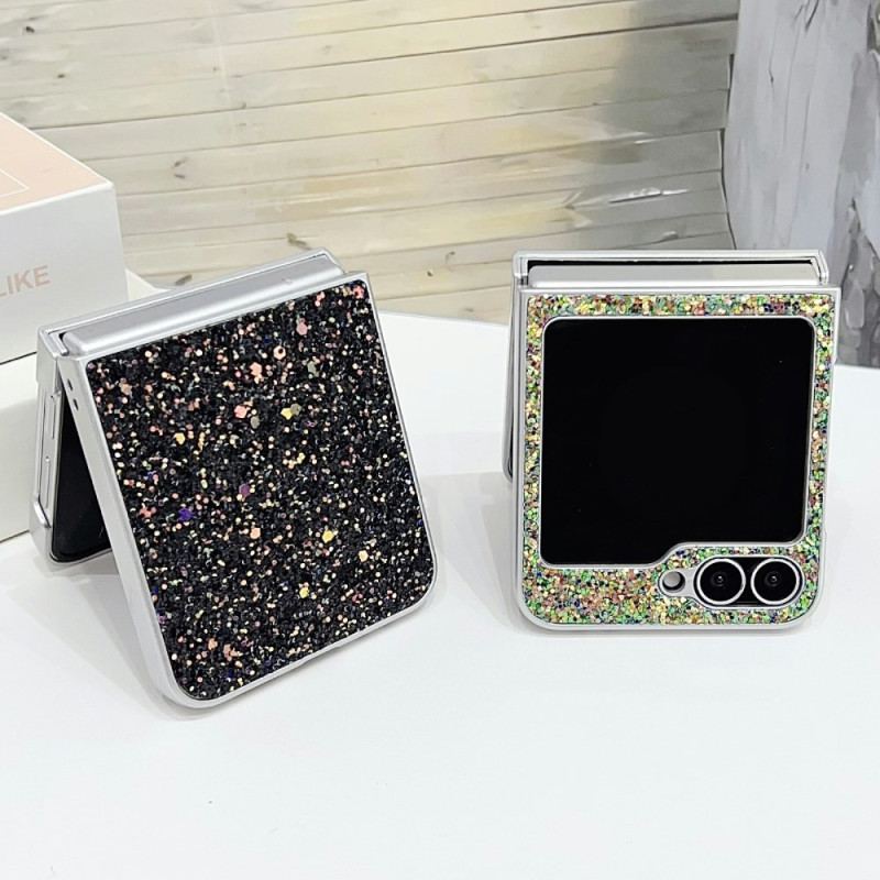Skal Samsung Galaxy Z Flip 7 Fe Glitterdesign