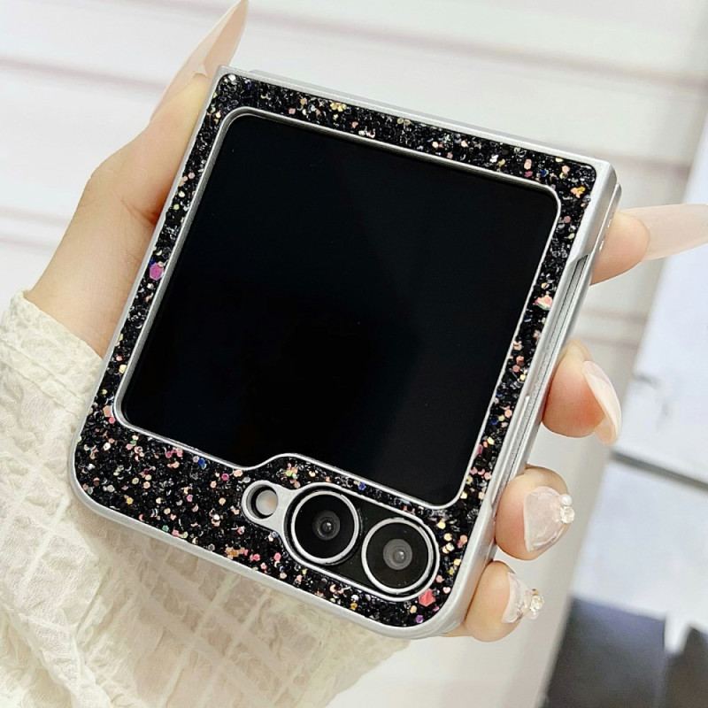 Skal Samsung Galaxy Z Flip 7 Fe Glitterdesign