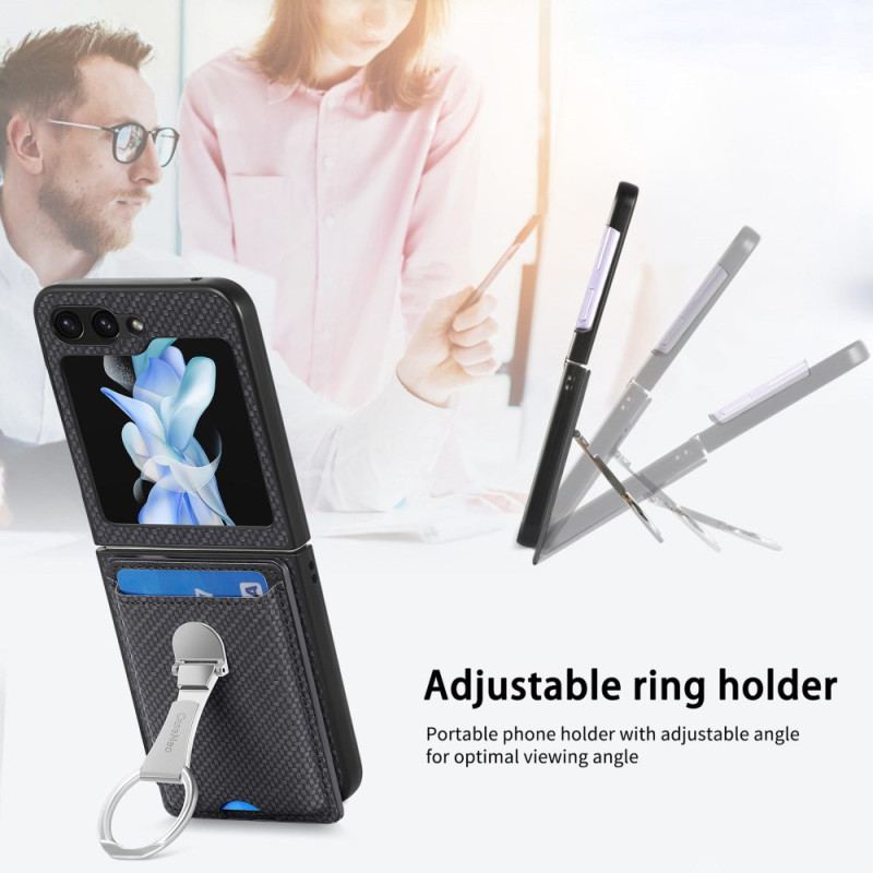 Skal Samsung Galaxy Z Flip 7 Fe Hopfällbart Stativ Och Korthållare