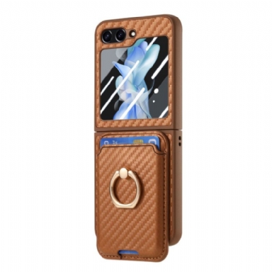 Skal Samsung Galaxy Z Flip 7 Fe Korthållare I Kolfiber