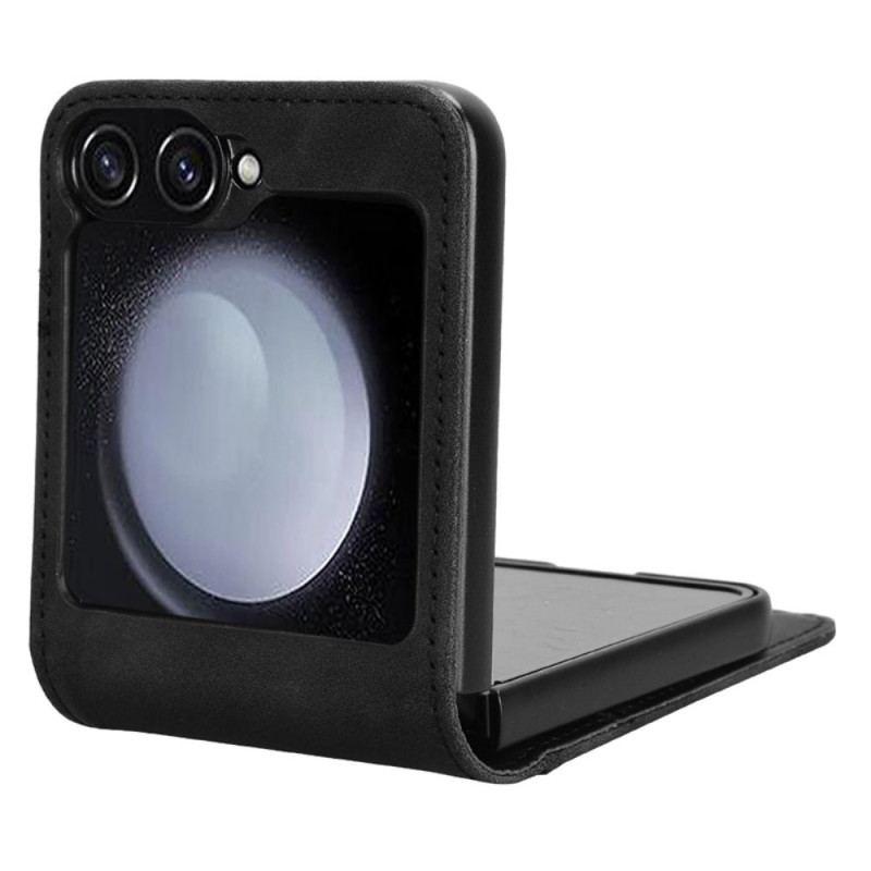 Skal Samsung Galaxy Z Flip 7 Fe Korthållare I Läderstil