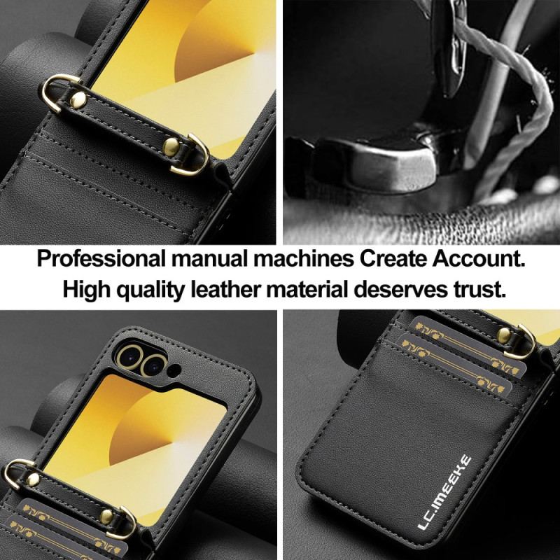 Skal Samsung Galaxy Z Flip 7 Fe Korthållare Och Lång Rem