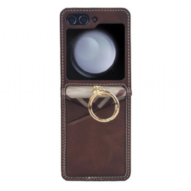 Skal Samsung Galaxy Z Flip 7 Fe Korthållare Och Metallring