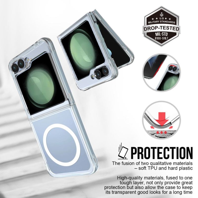 Skal Samsung Galaxy Z Flip 7 Fe Magnetisk Genomskinlig