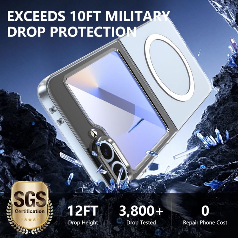 Skal Samsung Galaxy Z Flip 7 Fe Magsafe-kompatibel Genomskinlig Med Skärmskydd