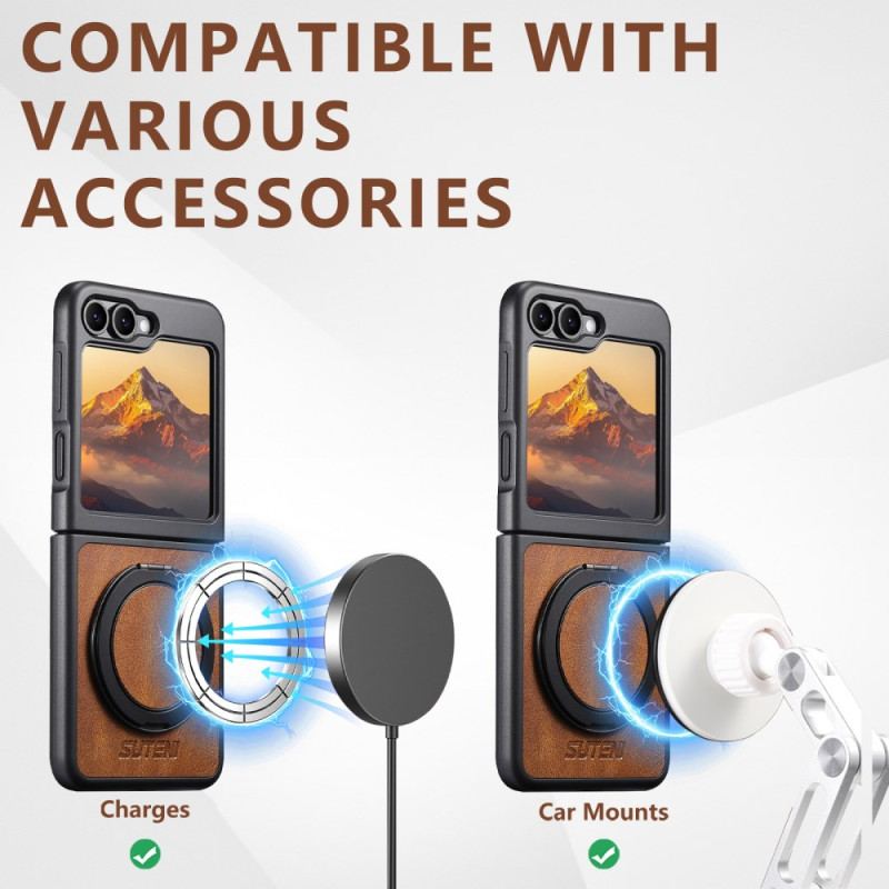 Skal Samsung Galaxy Z Flip 7 Fe Magsafe-kompatibel Med Suteni Ringhållare