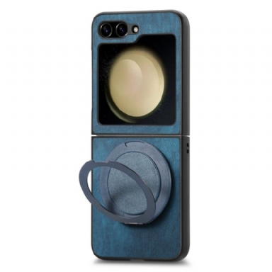 Skal Samsung Galaxy Z Flip 7 Fe Mockaeffekt Med Roterande Stativ