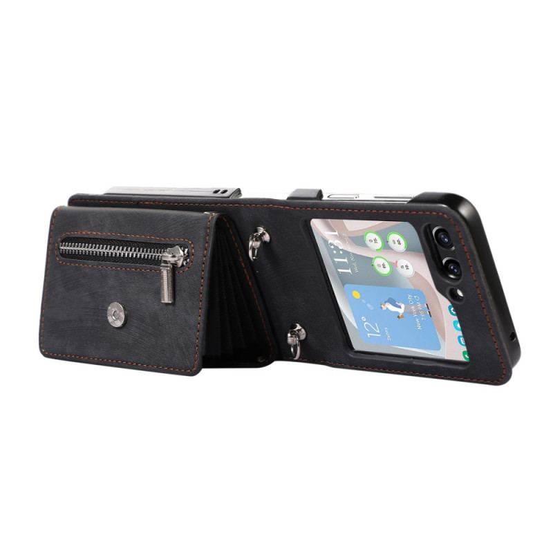 Skal Samsung Galaxy Z Flip 7 Fe Plånbok Och Axelrem