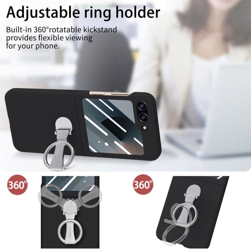 Skal Samsung Galaxy Z Flip 7 Fe Ringhållare Och Skärmskydd