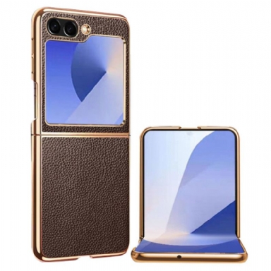 Skal Samsung Galaxy Z Flip 7 Fe Telefonfodral Äkta Läder