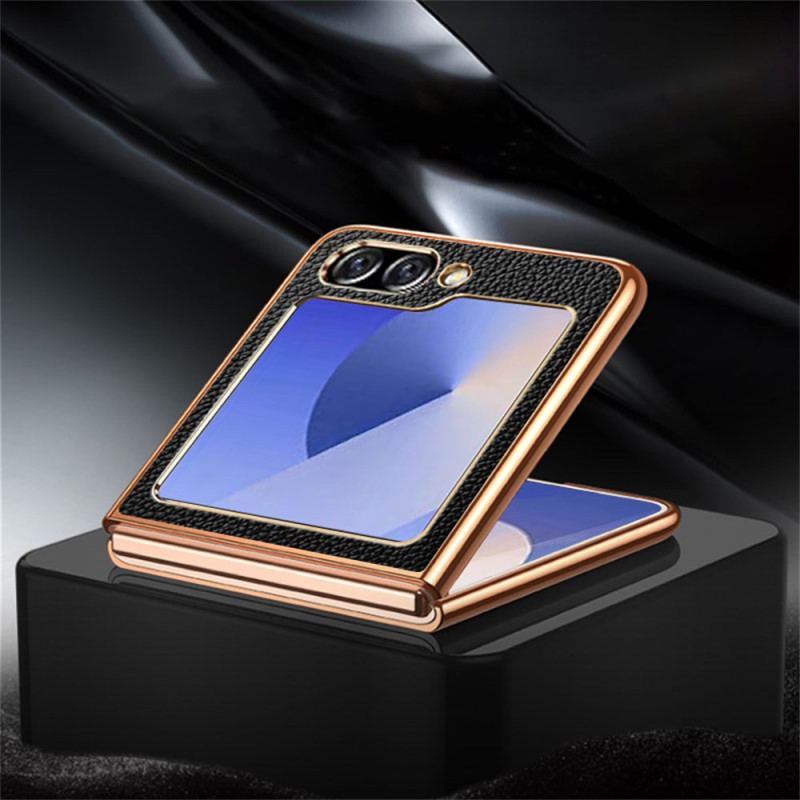 Skal Samsung Galaxy Z Flip 7 Fe Telefonfodral Äkta Läder