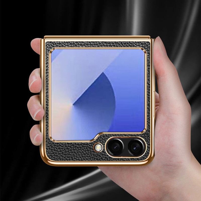 Skal Samsung Galaxy Z Flip 7 Fe Telefonfodral Äkta Läder