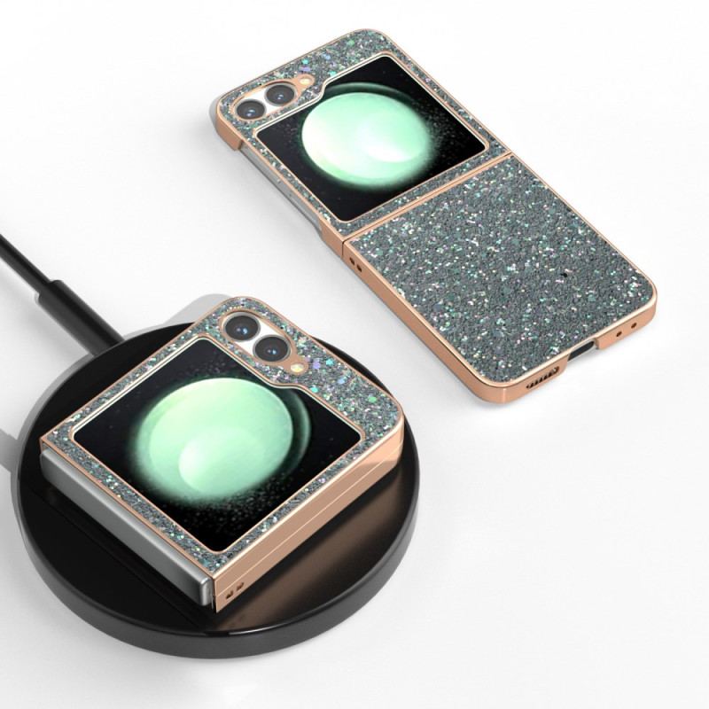 Skal Samsung Galaxy Z Flip 7 Fe Telefonfodral Glitterdesign