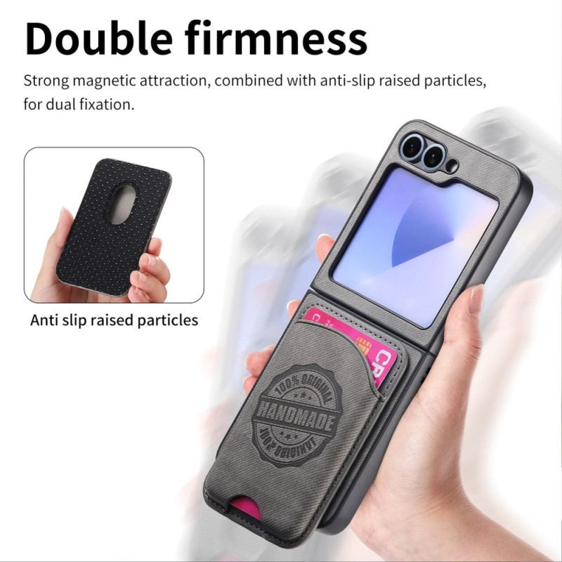 Skal Samsung Galaxy Z Flip 7 Fe Telefonfodral Magsafe-kompatibel Avtagbar Korthållare