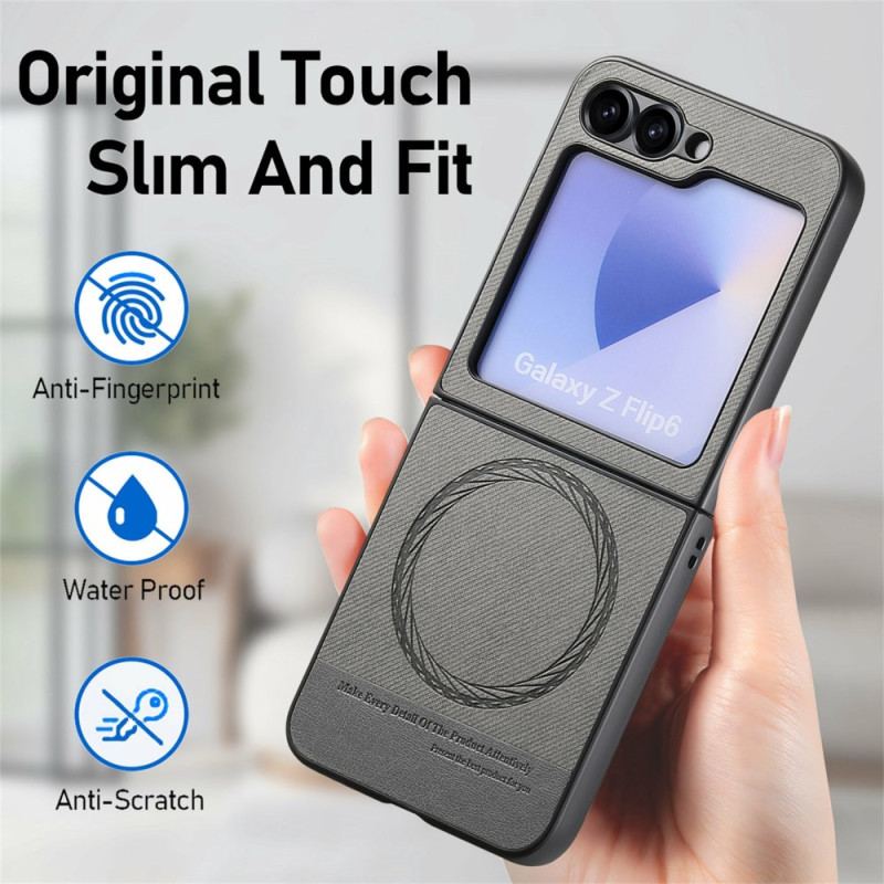 Skal Samsung Galaxy Z Flip 7 Fe Telefonfodral Magsafe-kompatibel Denim Textur